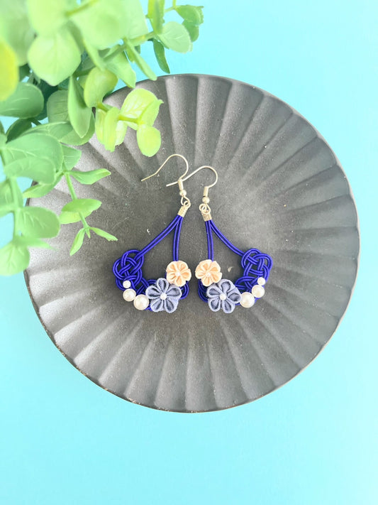 A dark blue color Earrings