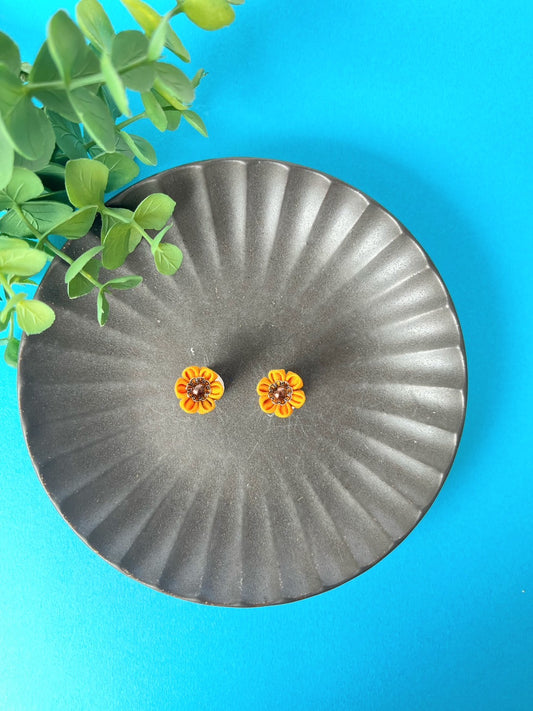 Zinnia Elegans Earrings