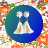 White powder snow Earrings