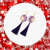 Mauve enjoying spring  Earrings
