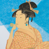 A blue color like the autumn sky Earrings