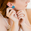 Gorgeous Blue Kikyo Earrings