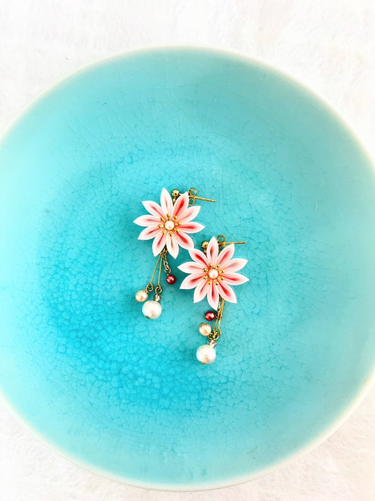 Pink Cosmos Earrings