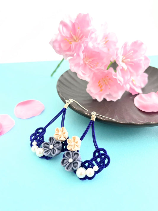 A dark blue color Earrings