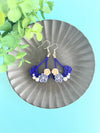 A dark blue color Earrings