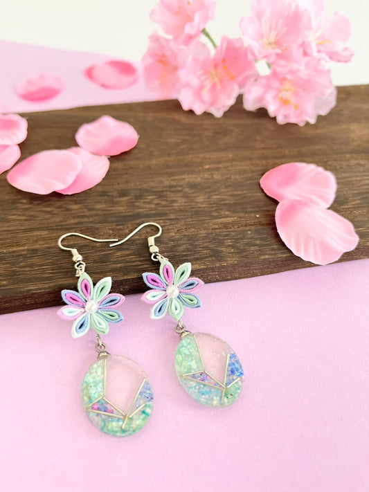 A refreshing blue color Earrings