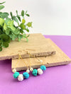 Cool blue swaying Earrings