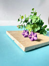 Purple Bellflower Earrings