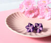 Purple Bellflower Earrings