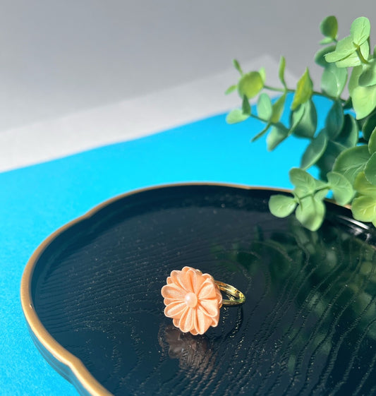 Orange Gerbera Ring