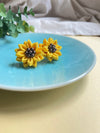 Positive Yellow Sunflower Earring