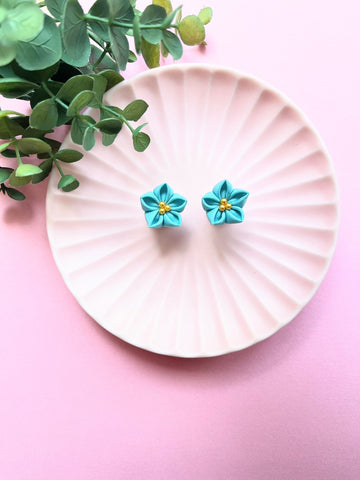 Gorgeous Blue Kikyo Earrings