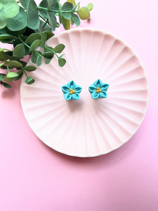 Gorgeous Blue Kikyo Earrings
