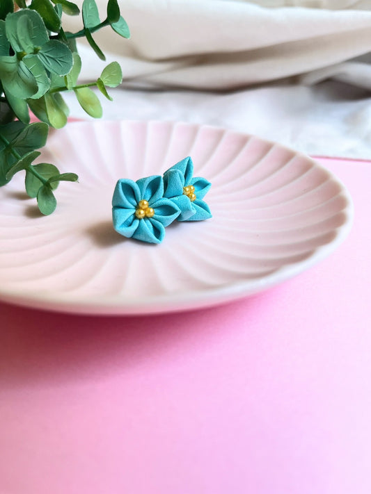 Gorgeous Blue Kikyo Earrings