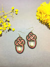 Red × Black Pearl Earrings
