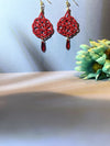 Gorgeous Shiny Red Earrings