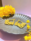 Square Gold Earrings