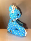 Blue Flower Teddy Bear
