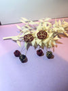 Japan Plum Swing Earrings