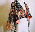 【Series 'Sleeve'】  Kimono sleeve short jacket with collar