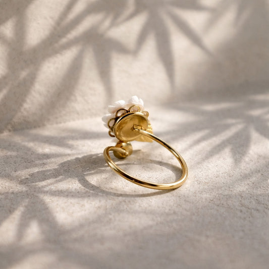 Single Cherry Blossom Flower Ring