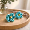Gorgeous Blue Kikyo Earrings