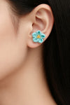 Gorgeous Blue Kikyo Earrings
