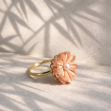 Orange Gerbera Ring
