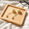 White Gypsophila Earrings