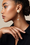 White Gypsophila Earrings
