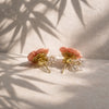 Orange Poppy Earrings