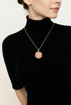 Orange Gerbera Necklace