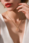 Orange Gerbera Necklace