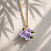 Purple Jasmine Necklace