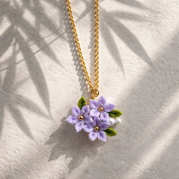 Purple Jasmine Necklace