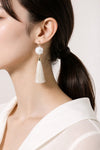 White powder snow Earrings