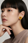 Zinnia Elegans Earrings