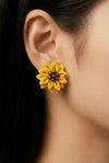 Positive Yellow Sunflower Earring