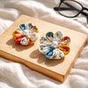 白雪(shirayuki) White kimono flower earrings
