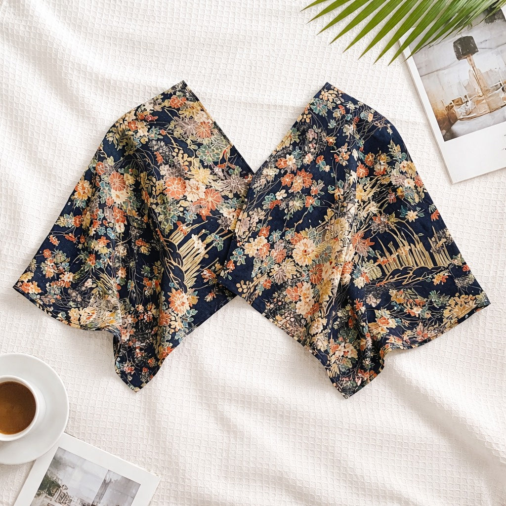 Series 'Sleeve'】 Kimono sleeve short jacket with collar – KIMONO⁺on