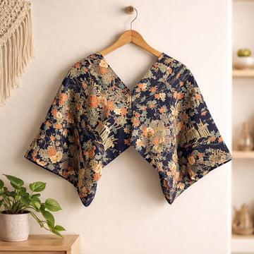 【Series 'Sleeve'】  Kimono sleeve short jacket with collar